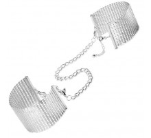 Наручники Bijoux Indiscrets Desir Metallique Handcuffs - Silver, металеві, стильні браслети