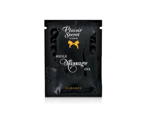 Пробник масажної олії Plaisirs Secrets Caramel (3 мл)