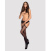 Obsessive Garter stockings S314 black S/M/L