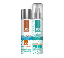 Комплект System JO GWP — ANAL H2O Lubricant 120 мл + Misting Toy Cleaner 120 мл