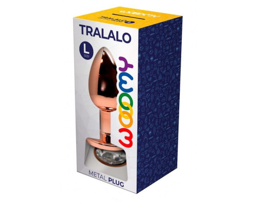 Анальна пробка Wooomy Tralalo Metal Plug Size L