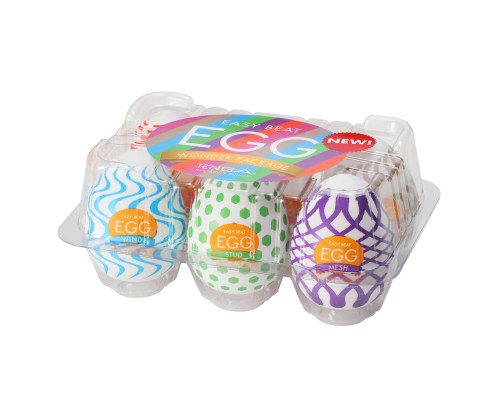 Набір яєць-мастурбаторів Tenga Egg Wonder Pack (6 яєць)