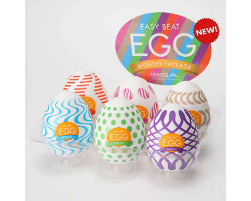 Набір яєць-мастурбаторів Tenga Egg Wonder Pack (6 яєць)
