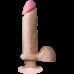 Фалоімітатор Doc Johnson The Realistic Cock 8 inch ULTRASKYN, діаметр 5,1 см, плавне регулювання
