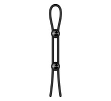 Эрекционное кольцо Nexus FORGE Double Adjustable Lasso - Black