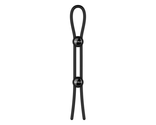 Эрекционное кольцо Nexus FORGE Double Adjustable Lasso - Black
