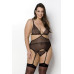 AMBERLY CORSET black 6XL/7XL - Passion