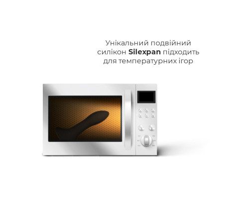 Ділдо з присоскою Adrien Lastic Hitsens 5 Black, відмінно для страпону, діаметр 2,4см, довжина 13см
