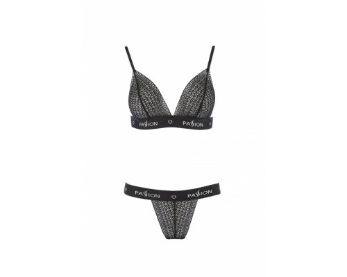Комплект білизни GLAMISS SET black L/XL - Passion Exclusive