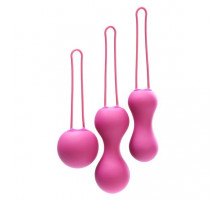 Набір вагінальних кульок Je Joue - Ami Fuchsia, діаметр 3,8-3,3-2,7см, вага 54-71-100гр