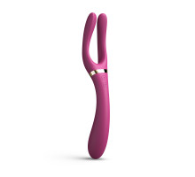 Dorcel INFINITE JOY PLUM - вібратор для пар багатофункціональний малиновий