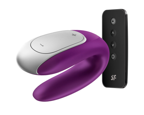 Смарт-вібратор для пар Satisfyer Double Fun (Violet) з пультом д/к