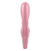 Смартвібратор-кролик Satisfyer Hug Me Pink, 2 мотори, діаметр 4,2см, широка кліторальна частина