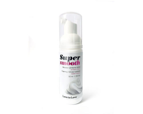 Розпродаж!!! Піноподібна змазка на водній основі Love To Love SUPER SMOOTH (50 мл) (термін 04.2023)