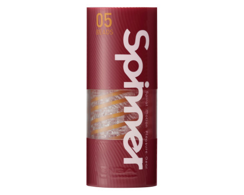 Мастурбатор Tenga Spinner 05 Beads з пружною стимулювальною спіраллю всередині