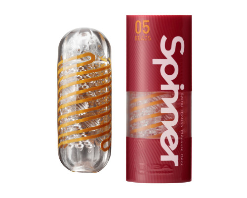Мастурбатор Tenga Spinner 05 Beads з пружною стимулювальною спіраллю всередині