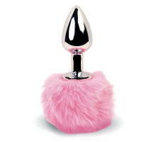 Анальна пробка FeelzToys - Bunny Tails Butt Plug Pink