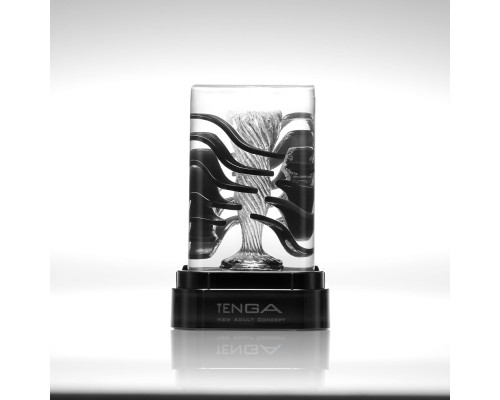 Мастурбатор TENGA Crysta Leaf, унікальний рельєф, стимулювальні пелюстки, прозорий матеріал