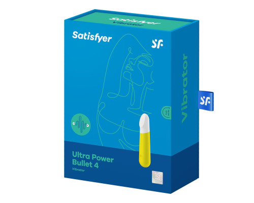 Віброкуля на акумуляторі Satisfyer Ultra Power Bullet 4 Yellow