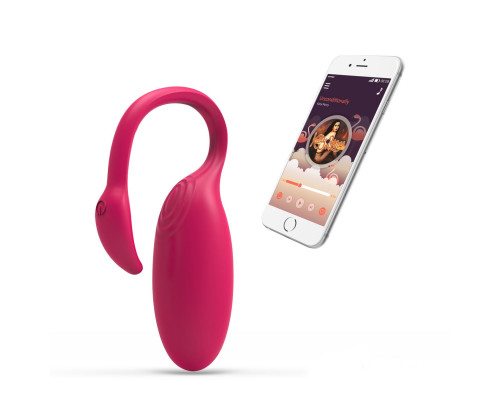 Смарт-віброяйце Magic Motion Flamingo зі стимулятором клітора, 3 види вправ Кегеля