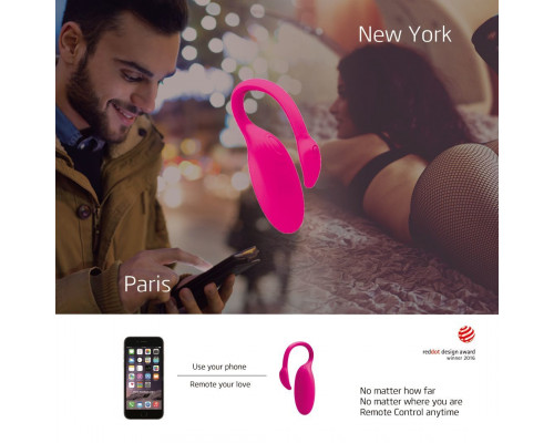 Смарт-віброяйце Magic Motion Flamingo зі стимулятором клітора, 3 види вправ Кегеля