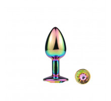 Металева анальна пробка MAI Attraction Toys №72 RAINBOW