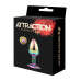Металева анальна пробка MAI Attraction Toys №72 RAINBOW