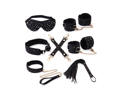 Набір БДСМ Liebe Seele Stary Nights 7 аксесуарів Bondage Kit