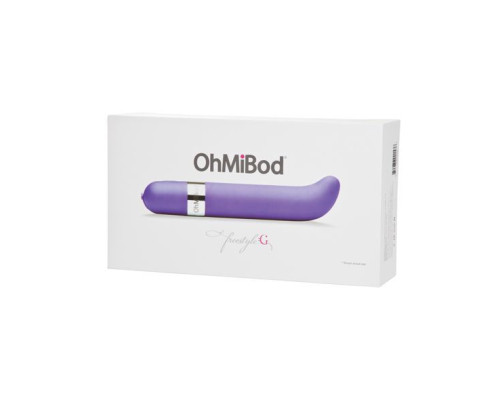 (SALE) Музыкальный вибратор OhMiBod - Freestyle :G Music Purple, стимуляция точки G, беспроводной