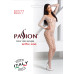 Бодистокинг с крупной сеткой Passion BS077 white