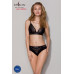 Еластичний топ з мереживом Passion PS001 TOP black, size L