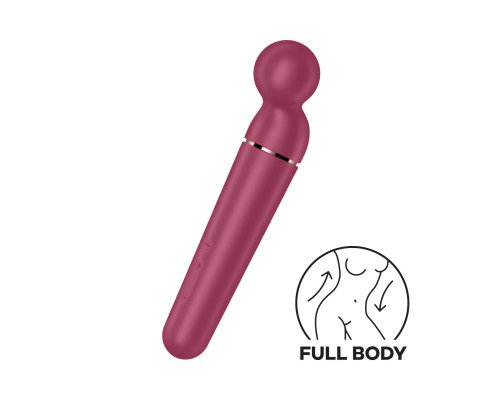 Вібромасажер мікрафон Satisfyer Planet Wand-er Berry/Rosegold