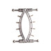 Затискач для статевих губ Master Series Spread'Em Poker Vagina Clamp with Adjustable Pressure Screws