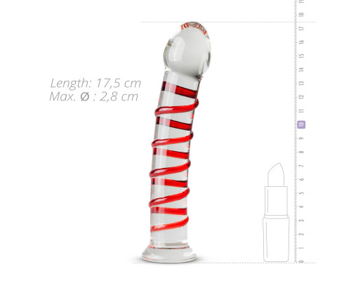 Скляний ділдо Gildo Glass Dildo No.15