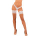 Чулки Obsessive Heavenlly stockings M/L, широкая резинка
