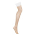 Чулки Obsessive Heavenlly stockings M/L, широкая резинка