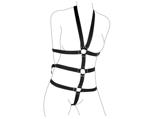 Набір для фіксації Art of Sex - BDSM Fixation Black Night Simple
