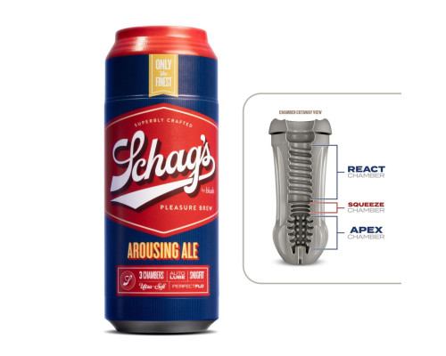 Мастурбатор Schag’s by Blush - Arousing Ale Masturbator - Frosted
