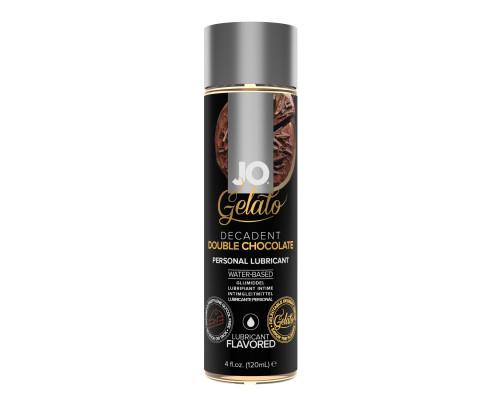 Змазка на водній основі System JO GELATO Double Chocolate (120 мл) без цукру, парабенів та гліколю