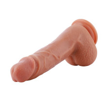 Ультрареалістичний фалоімітатор для секс-машин Hismith 8.3″ 2-layers Silicone Flesh Dildo