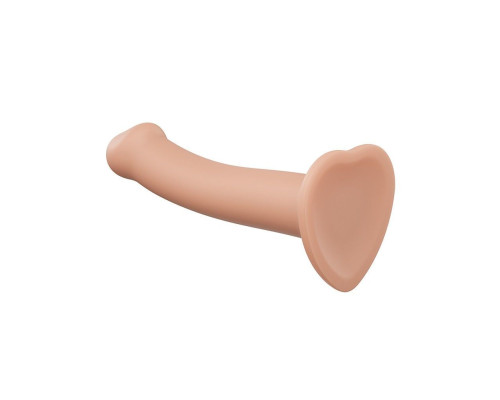 Насадка для страпона Strap-On-Me Dual Density Dildo Flesh L, диаметр 3,7см, двухслойная, гибкая