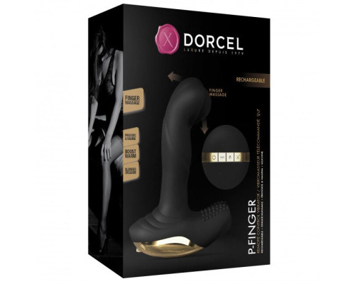 Вібромасажер з "масажем пальцем" для простати і вагіни Dorcel P-Finger