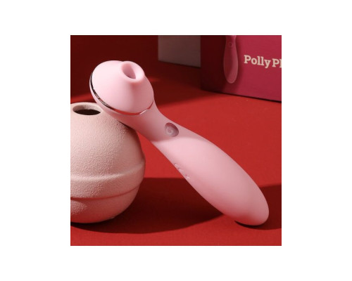 Вакуумний вібратор KisToy Polly Plus Pink