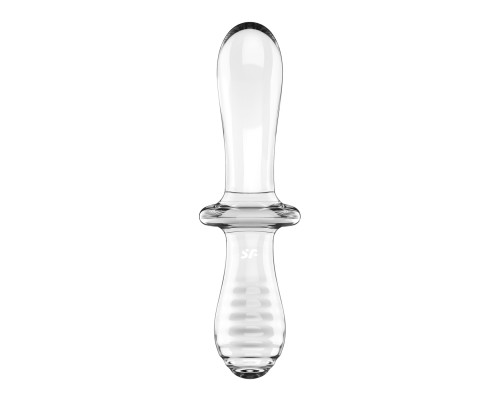 Скляний дилдо Satisfyer Double Crystal (Transparent)
