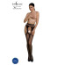 Еротичні колготки-бодістокінг Passion ECO S002 black