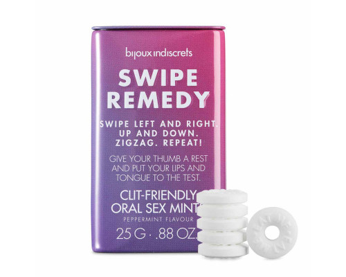 М'ятні цукерки Bijoux Indiscrets Swipe Remedy – clitherapy oral sex mints