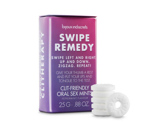 М'ятні цукерки Bijoux Indiscrets Swipe Remedy – clitherapy oral sex mints