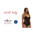 Боді з відкритими грудьми NORTH BODY black XXL/XXXL - Passion Exclusive