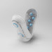 Мастурбатор Tenga FLIP ORB — Blue Rush, з можливістю зміни тиску та стимулювальними кульками всереди