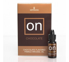 Возбуждающе капли для клитора Sensuva - ON Arousal Oil for Her Chocolate (5 мл) со вкусом шоколада
